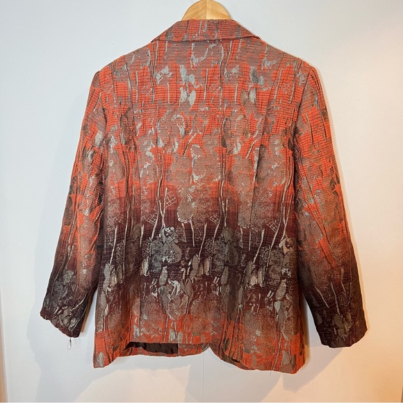 VINTAGE | TanJay abstract print boho style blazer jacket - Picture 6 of 9